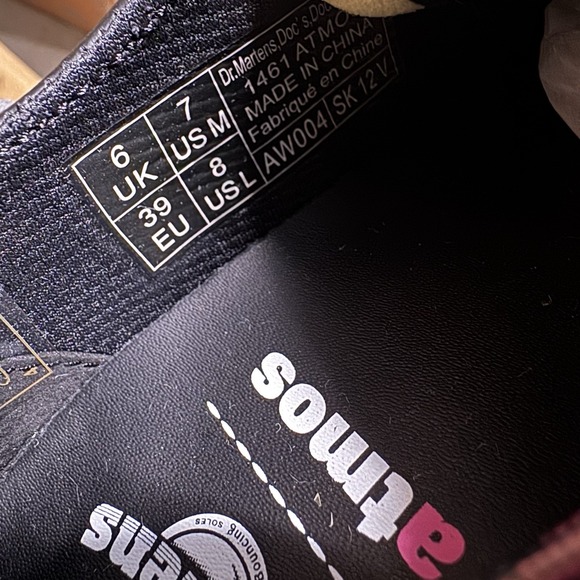 Dr. Martens 1461 Atmos 26928001 Women's 8 Black‎ Oxfords & Lace Ups Casual Shoes - Picture 10 of 10